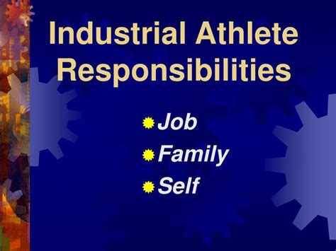 industrial athlete powerpoint.